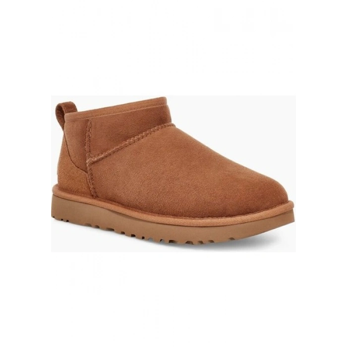 UGG Kadın Bot 1116109 Ugg W Classic Ultra Mını Chestnut (Taba)