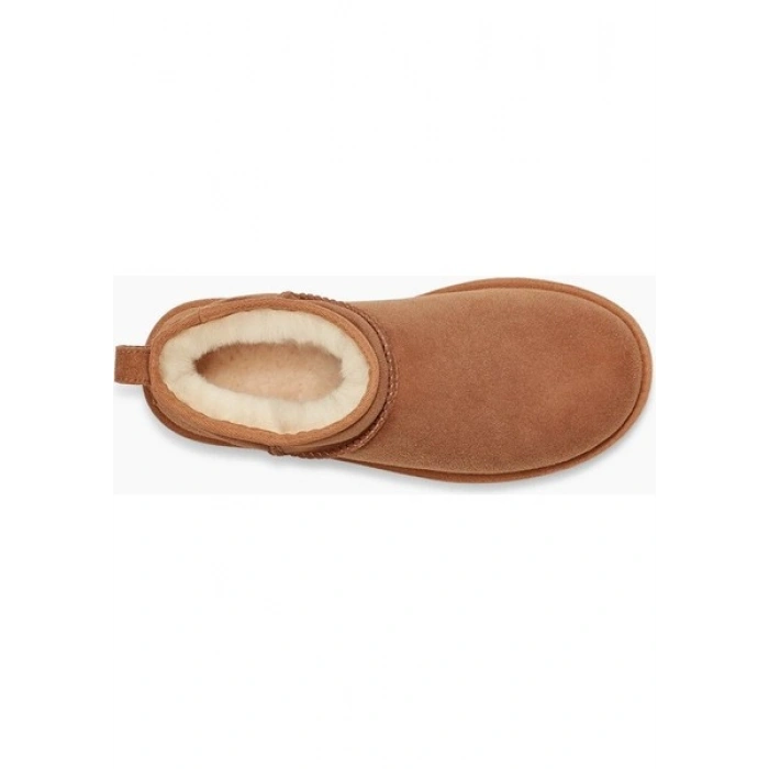 UGG Kadın Bot 1116109 Ugg W Classic Ultra Mını Chestnut (Taba)