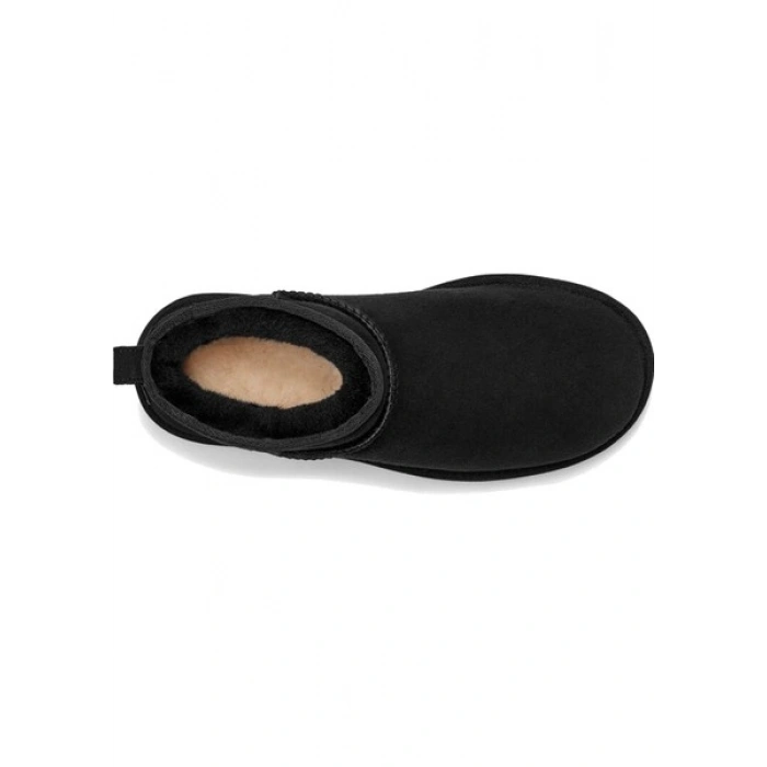UGG Siyah Kadın Bot 1116109 Ugg W Classic Ultra Mini Black (Siyah)