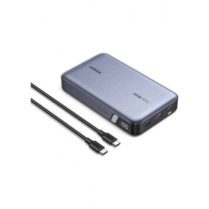 Ugreen 20.000 Mah 100W Pd Hızlı Şarj Powerbank 2xusb-C, 1xusb-A - 25188