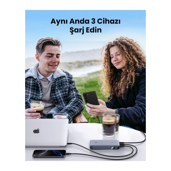 Ugreen 20.000 Mah 100W Pd Hızlı Şarj Powerbank 2xusb-C, 1xusb-A - 25188