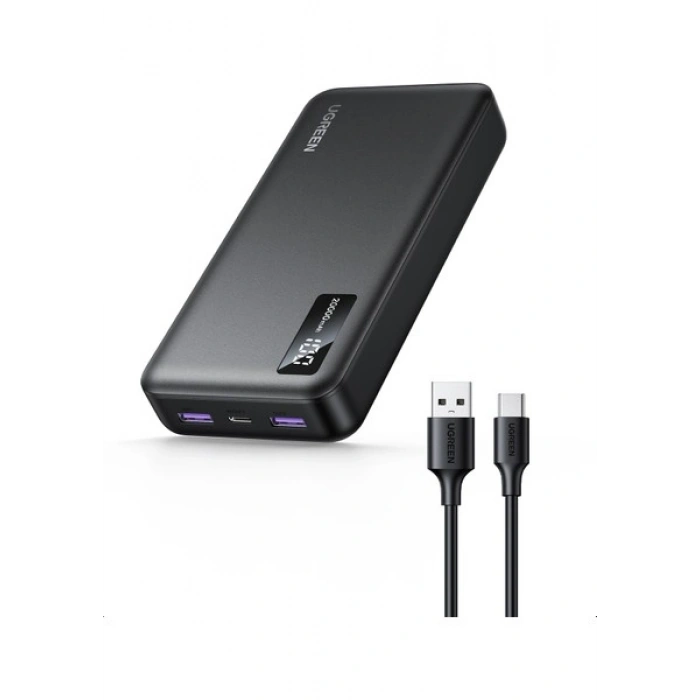 Ugreen 20.000 Mah Pd 3.0 Hızlı Şarj Powerbank 1xusb-C, 2xusb-A - 25683