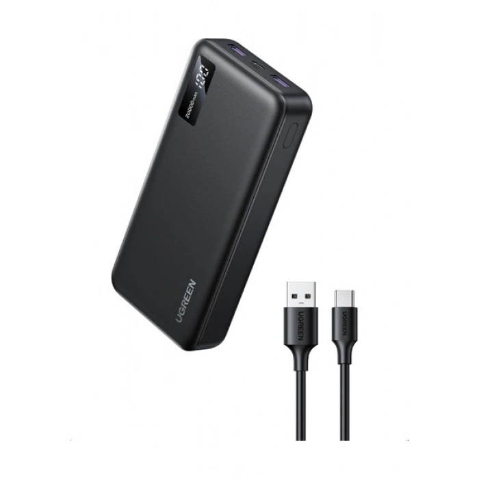 Ugreen 20.000 Mah Pd 3.0 Hızlı Şarj Powerbank 1xusb-C, 2xusb-A - 25683