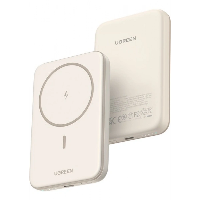 Ugreen 5.000 Mah Magsafe 15W Wireless Powerbank Bej - 25207