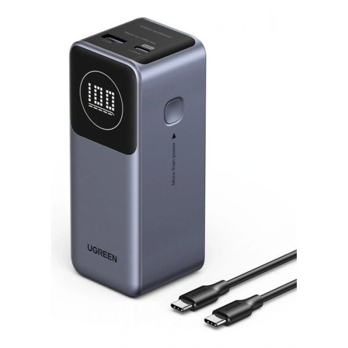 Ugreen Nexode Pro 12.000 Mah 100W Hızlı Şarj Powerbank, 1xusb-C, 1xusb-A, 35526B