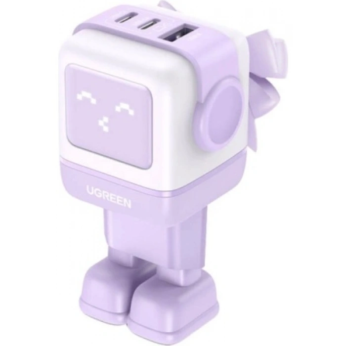 Ugreen Nexode Rg 65W Robot Gan Hızlı Şarj Cihazı Mor - 35291