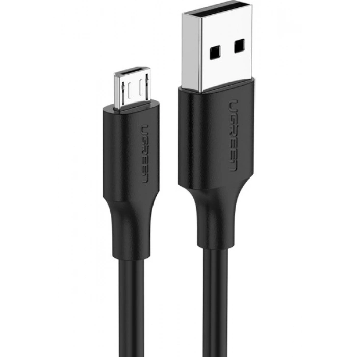 Ugreen USB-A - Micro USB Kablo, Nikel Kaplama, Siyah, 1.5 Metre, 60137