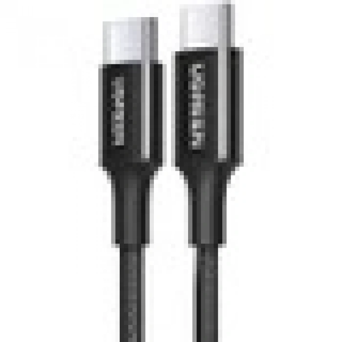 Ugreen Usb-C 100W 5A Qc Pd Örgülü Hızlı Şarj Kablosu, 1 Metre, Siyah, 65249