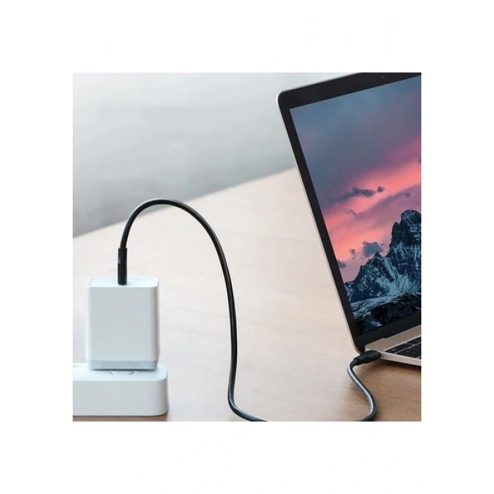 UGREEN USB-C 60W 3A QC PD Hızlı Şarj Kablosu, 0,5 Metre, Siyah, 50996