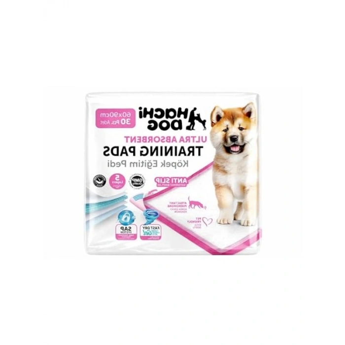 Ultra Emici 5 Katmanlı Köpek Eğitim Pedi, 60x90 cm, 30 Adet