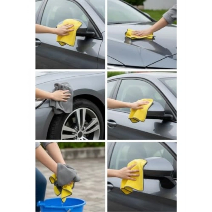 Ultra Emici Mikrofiber Araç Temizlik Bezi - 60x40 cm
