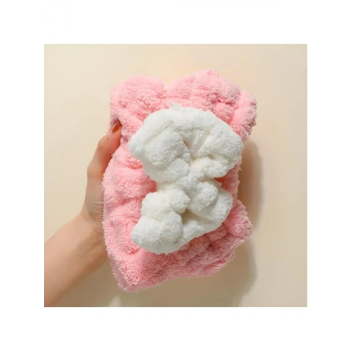 Ultra Emici Mikrofiber Saç Kurutma Bonesi - Pratik ve Yumuşak