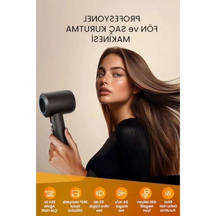 Ultra Sessiz İyonlu Saç Kurutma Makinesi, Hızlı Kurutma