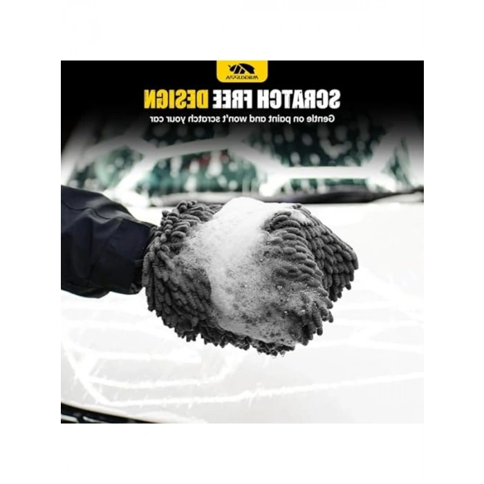 Ultra Yumuşak Mikrofiber Araç Yıkama Eldiveni