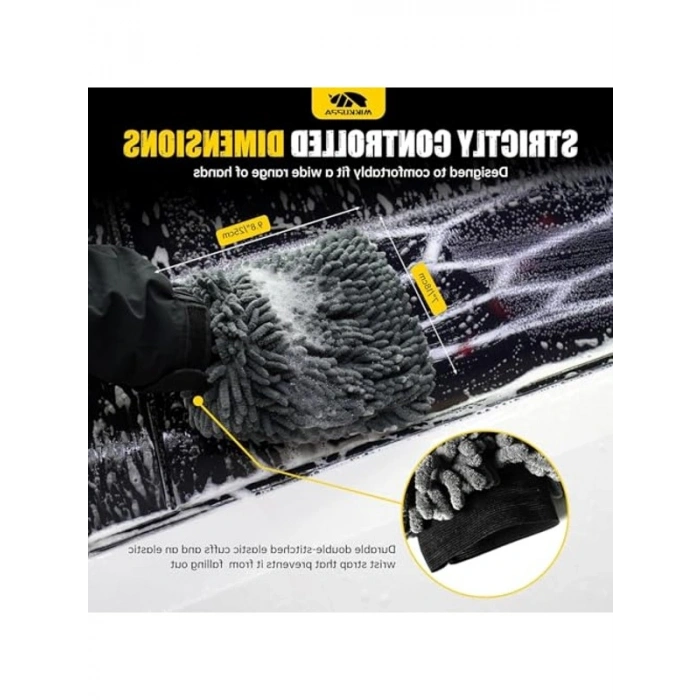 Ultra Yumuşak Mikrofiber Araç Yıkama Eldiveni