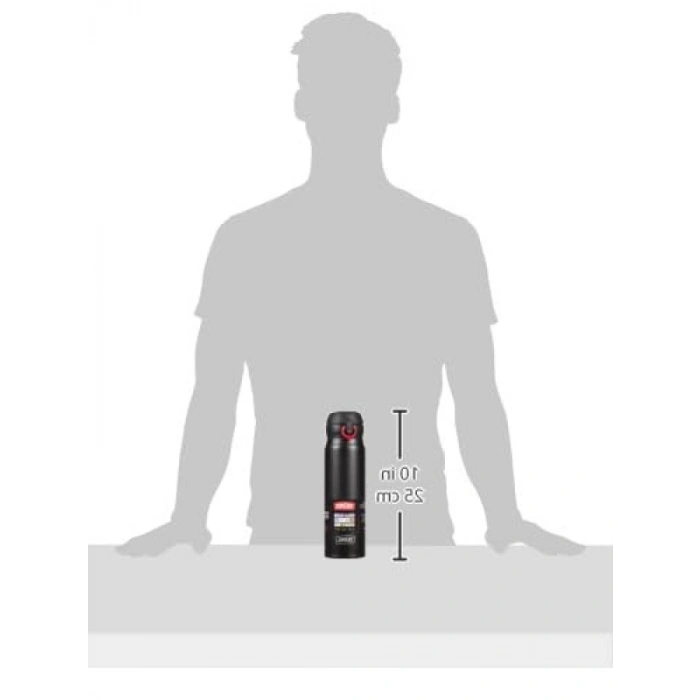 Ultralight Termos Mug, 0.60 lt, Siyah-Kırmızı