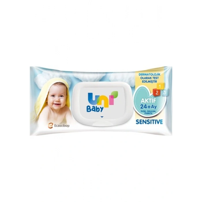 Uni Baby Aktif Sensitive Islak Mendil 12li 1080 Yaprak