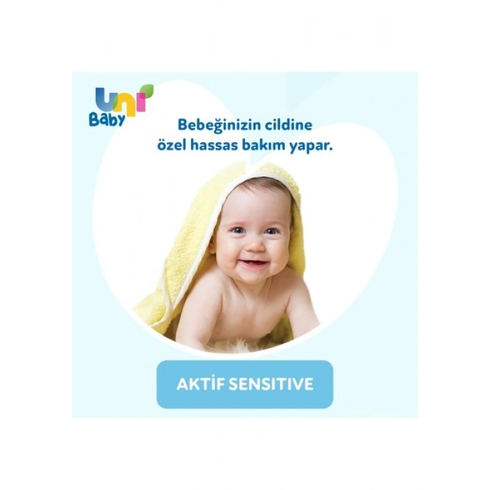 Uni Baby Aktif Sensitive Islak Mendil 12li 1080 Yaprak