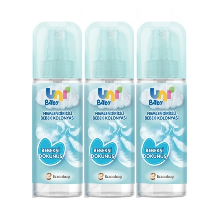 Uni Baby Bebek Kolonyası Bebeksi Dokunuş 150 ml 3lü