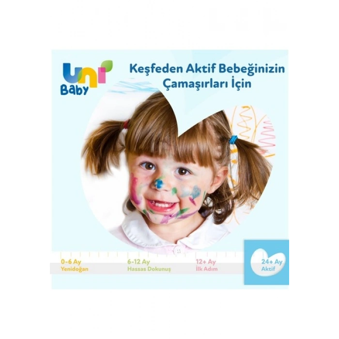 Uni Baby Çamaşır Deterjanı 1.500 ml 3lü Ekonomik Fırsat Paketi