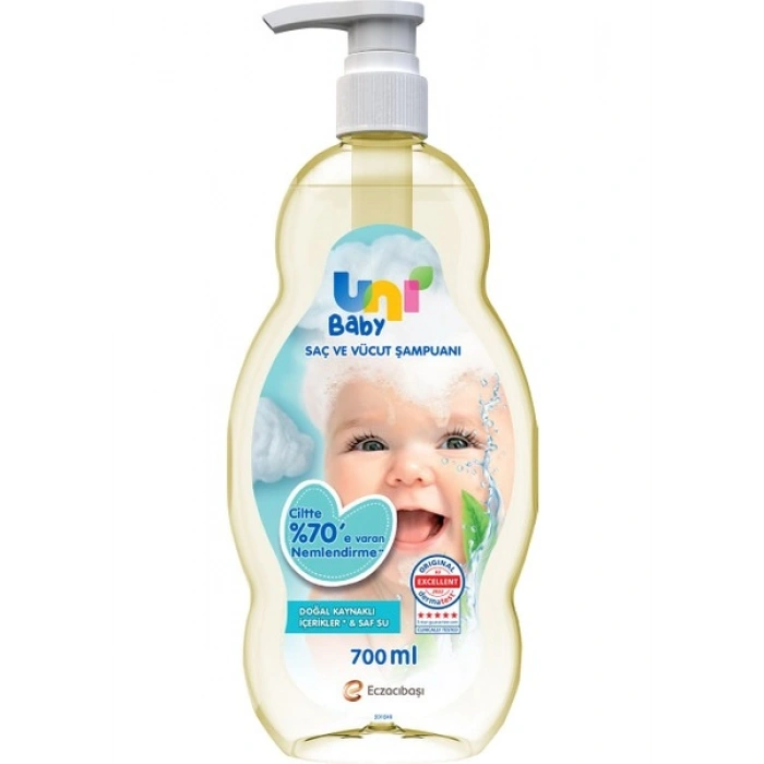 Uni Baby Göz Yakmayan Bebek Şampuanı 700 ML