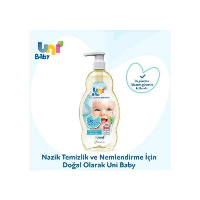 Uni Baby Göz Yakmayan Bebek Şampuanı 700 ML