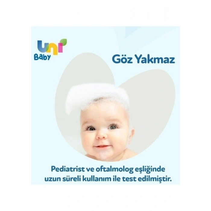 Uni Baby Saç Ve Vücut Şampuan 700 Ml X 3 Adet