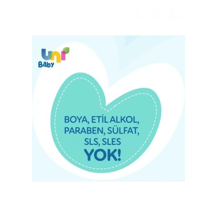 Uni Baby Saç Ve Vücut Şampuan 700 Ml X 3 Adet