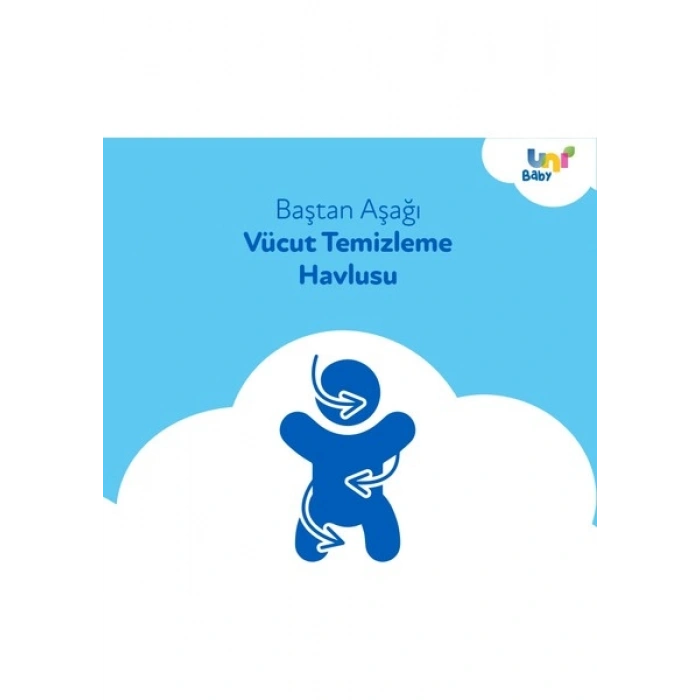 Uni Baby Vücut Temizleme Havlusu XXL / Islak Mendil