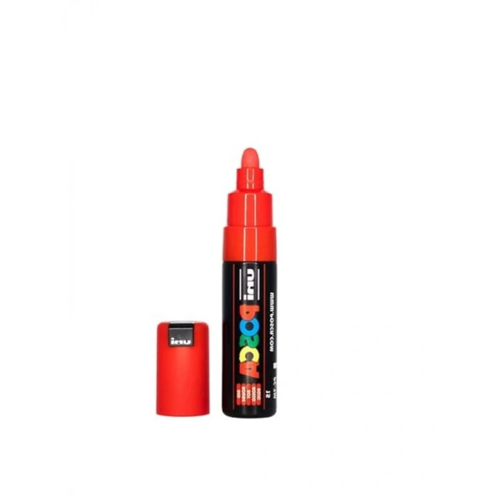 Uni-Ball 181321 Marker Uni geniş yuvarlak uçlu, kırmızı