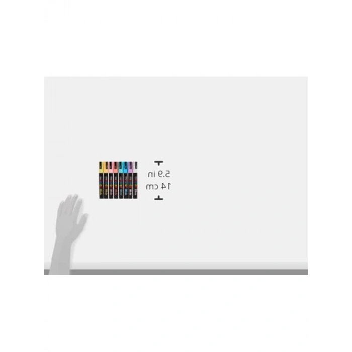 UNİ POSTER MARKÖRÜ  SET PC-5M/8C SC SOFT RENK 8 Lİ