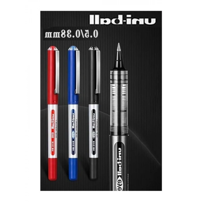 Uniball Eye Mikro Pilot Kalem, 10 Adet, 0.5 mm, Kırmızı