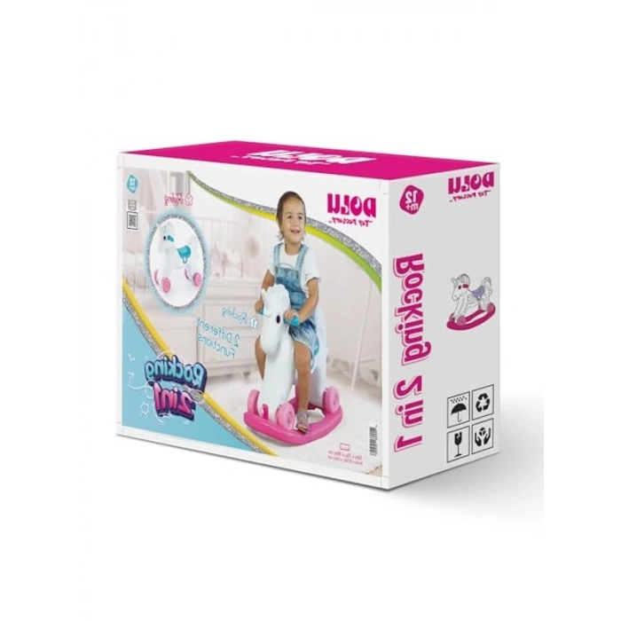 Unicorn Tasarımlı Sallanan Tekerlekli At, Çocuklar için