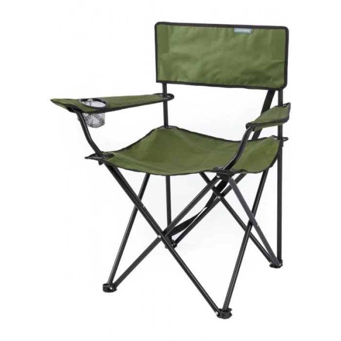 Uniqamp Eco Ergonomik Katlanır Kamp Sandalyesi Haki-Siyah