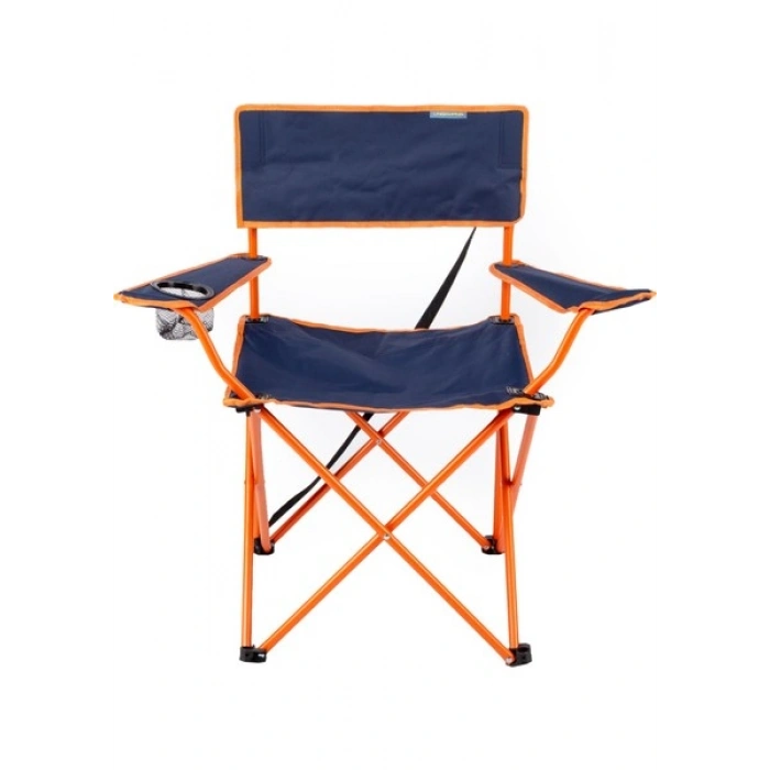 Uniqamp Eco Ergonomik Katlanır Kamp Sandalyesi Lacivert-Turuncu