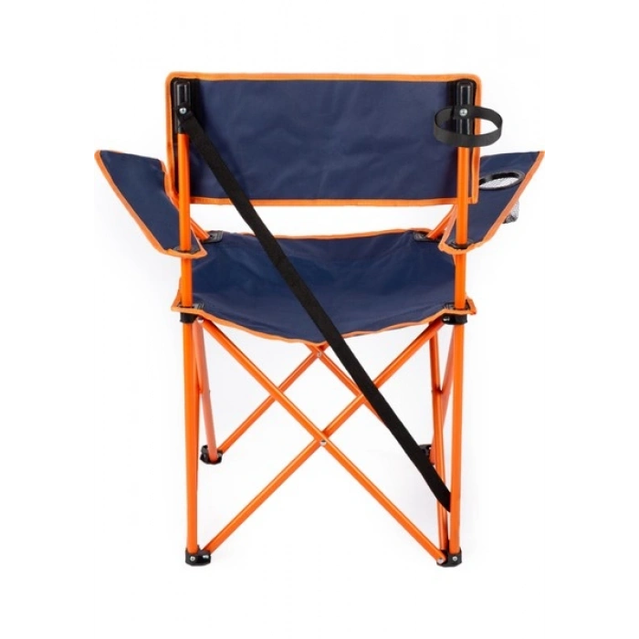 Uniqamp Eco Ergonomik Katlanır Kamp Sandalyesi Lacivert-Turuncu