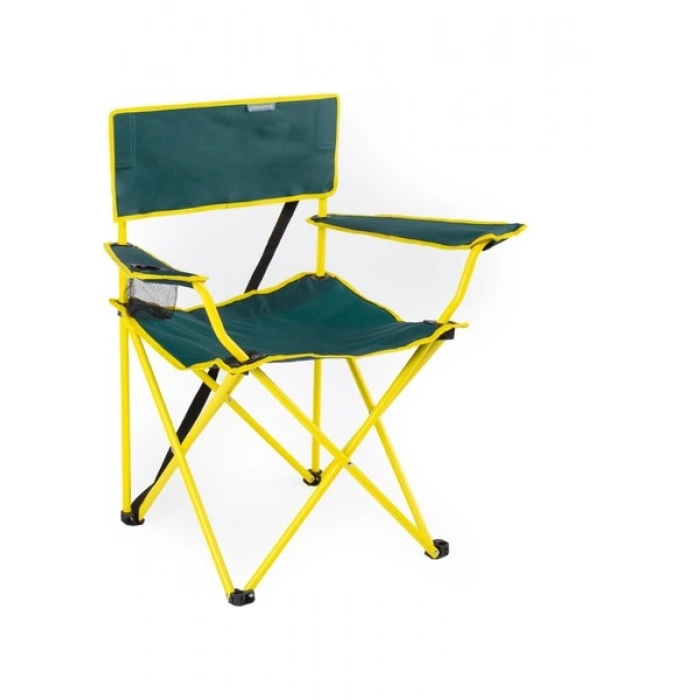 Uniqamp Eco Ergonomik Katlanır Kamp Sandalyesi Yeşil-Sarı