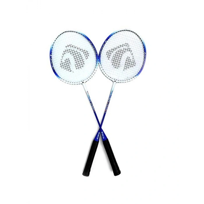 Unisex Çantalı Badminton Seti - Çiftli Oyun İçin Mavi Renk