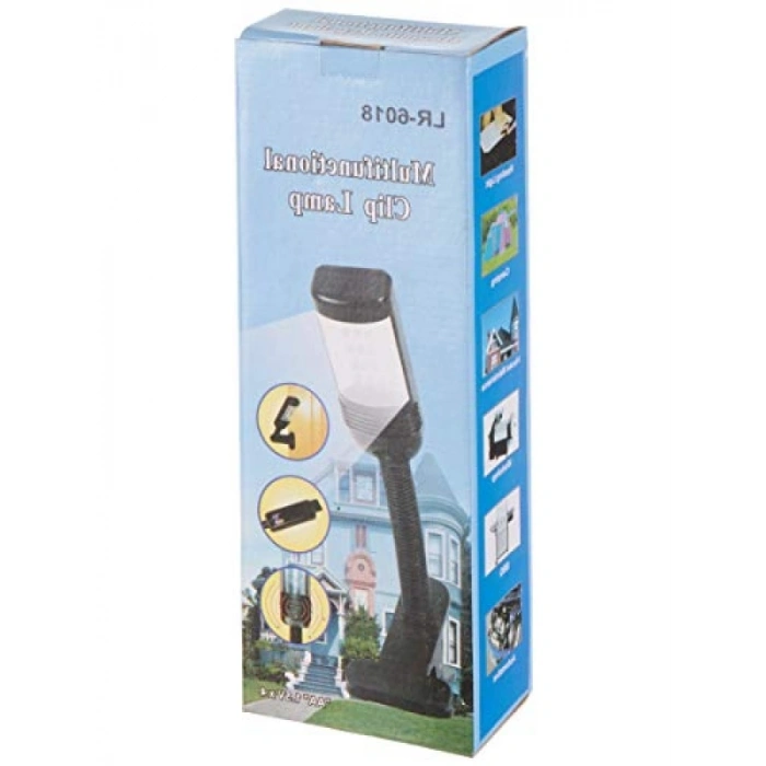 Unisex Gri-Siyah Okuma Lambası