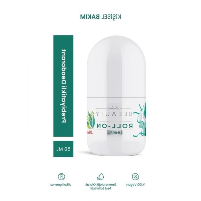 Unisex Prebiyotik Roll-On Deodorant, Uzun Süre Kalıcı