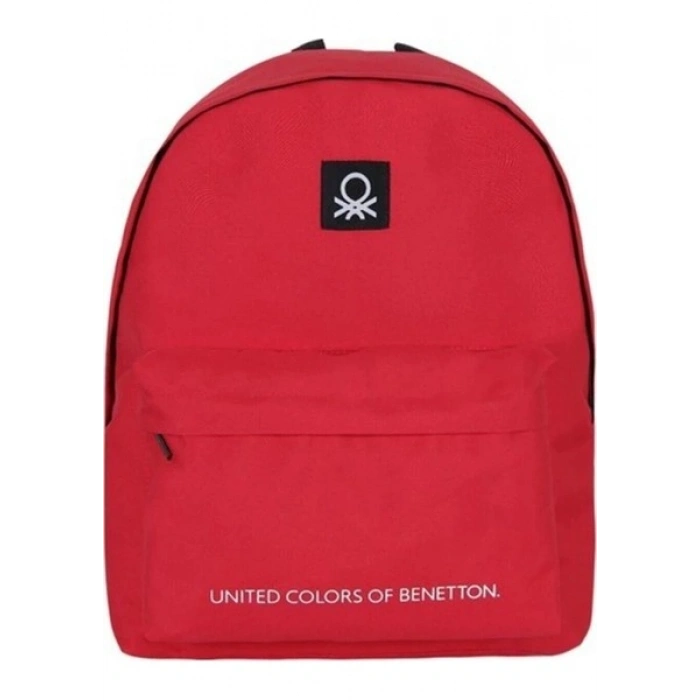 United Colors Of Benetton. Kırmızı Basic Unisex Sırt Çantası 70688-Standart STD