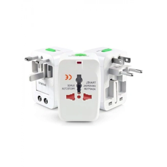 Universal Çoklu Priz Dönüştürücü, 150+ Ülke Uyumlu