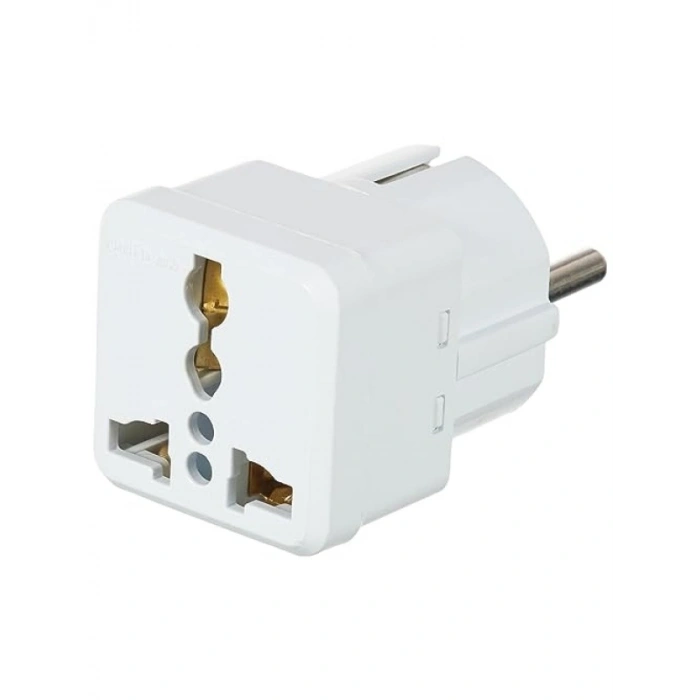 Universal Priz Fiş Dönüştürücü - Beyaz Renk