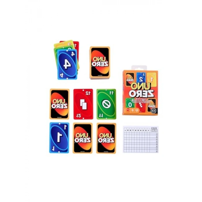 Uno Zero Oyun Kartları - Strateji ve Eğlence İçin