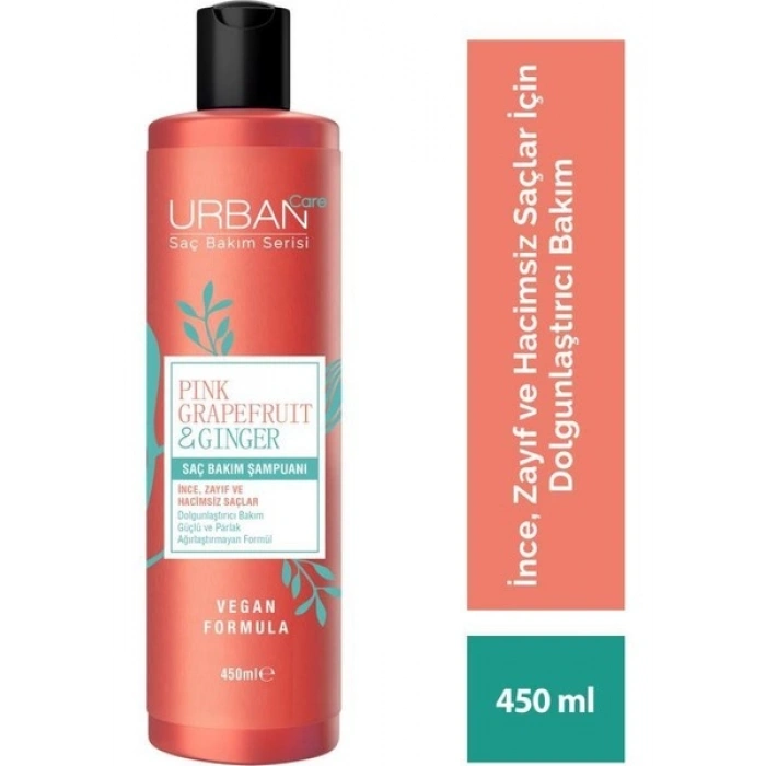 Urban Care Pink Grapefruit & Ginger Saç Bakım Şampuanı 450 ml
