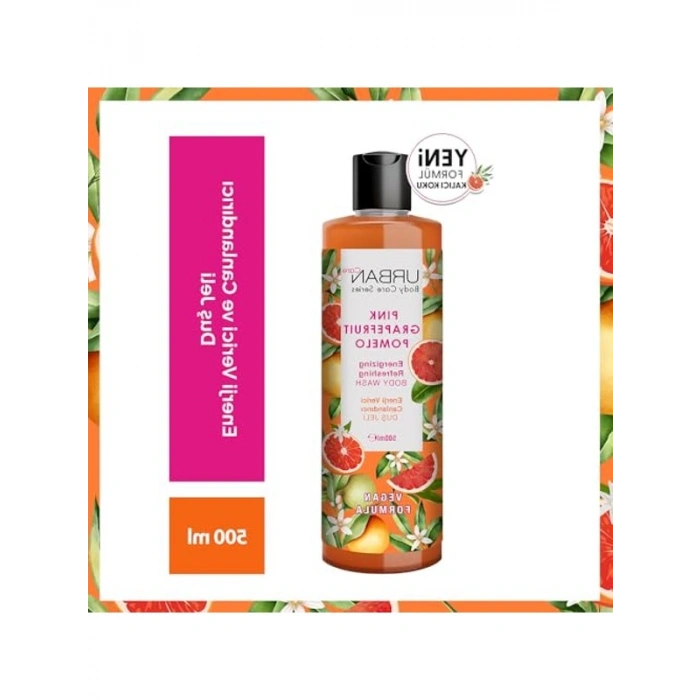 Urban Care Pink Grapefruit & Pamelo Canlandırıcı ve Nemlendirici Duş Jeli, 500 ml