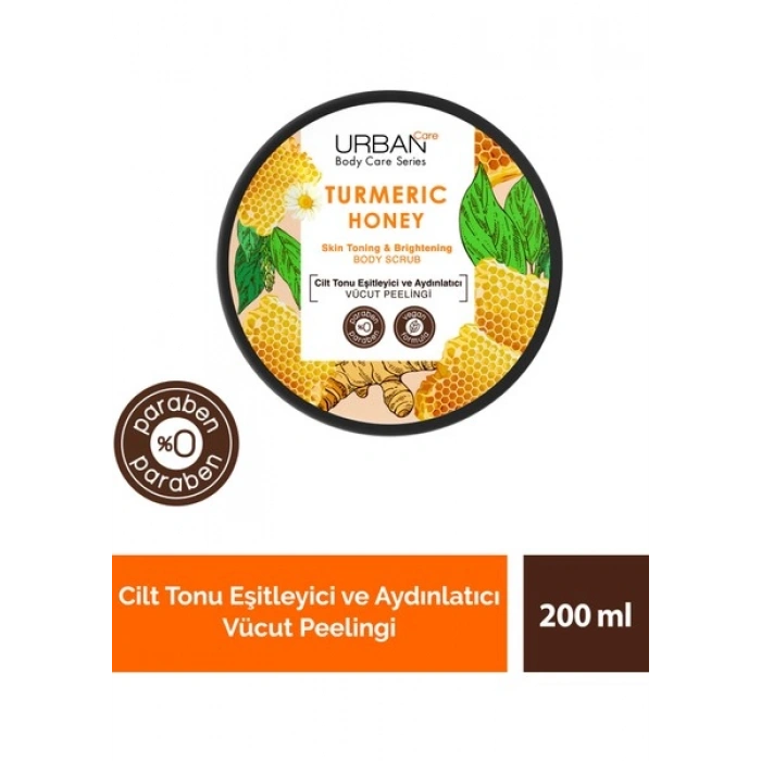 Urban Care Turmeric Honey Vücut Peelingi 200 Ml-Vegan