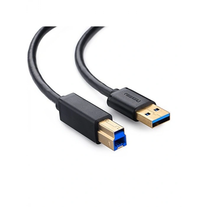 USB A USB B Kablo, 2m Uzunlukta, Siyah Renk