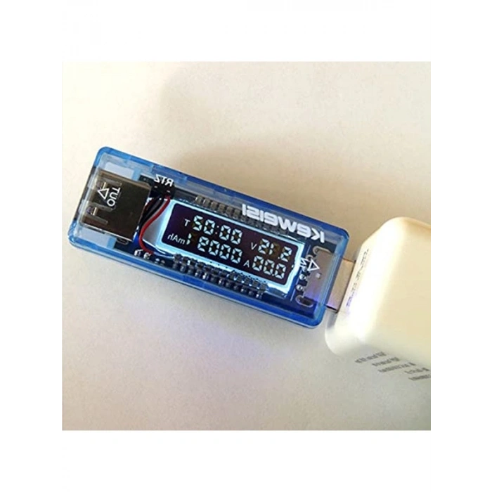 USB Akım Ölçer, Voltmetre ve Ampermetre Cihazı