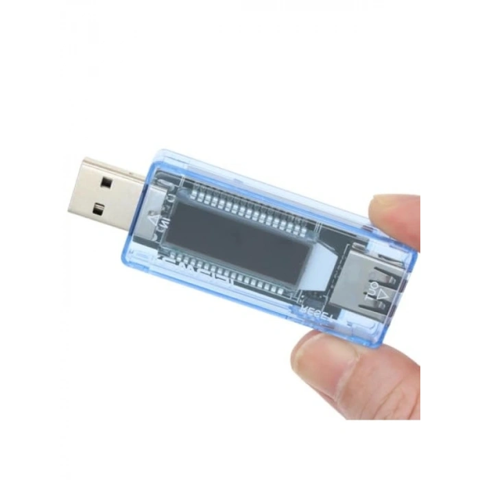 USB Akım ve Voltaj Ölçer - 20V, 3A Hassas Ölçüm